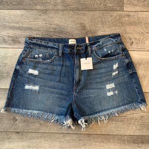 Sneak Peak Boyfriend Jean Shorts - L